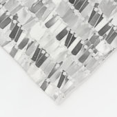 Silber-Sequenzen nahtlos Muster Fleecedecke (Ecke)