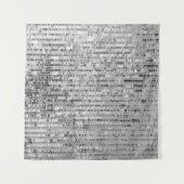 Silber-Sequenzen nahtlos Muster Wandteppich (Vorderseite (Horizontal))