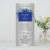 Silber Serenity: Eine florale Affäre mit Flachkart (Stehend Vorderseite)