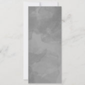 Silber Serenity: Eine florale Affäre mit Flachkart (Rückseite)