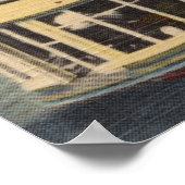 Silber Springs, FL - Wasserfront Sicht auf das Sch Poster (Ecke)