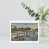 Silber Springs, FL - Wasserfront Sicht auf das Sch Postkarte (Stehend Vorderseite)