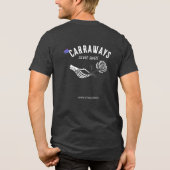 Silber Süß St Kobalt Tri-Blend Shirt (Rückseite)
