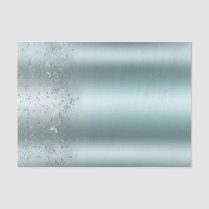 Silber Teal Aqua Schmetterling Flatternde Süße 16  Seidenpapier