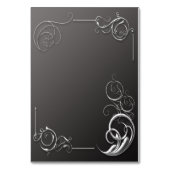 Silber Tischnummer (Rückseite)