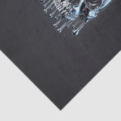 Silber-Tropfen-Halloween-Party für flüssiger Chrom Seidenpapier (Ausschnitt)