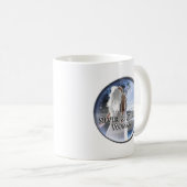 Silber-u. Anmut-Frauen-klassische weiße Tasse (VorderseiteRechts)