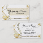 Silber-u. Goldschmuck-Visitenkarten Visitenkarte (Vorne/Hinten)
