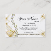 Silber-u. Goldschmuck-Visitenkarten Visitenkarte (Rückseite)