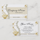 Silber-u. Goldschmuck-Visitenkarten Visitenkarte (Vorne/Hinten)