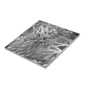 Silber u. graue abstrakte Niederlassungen Fliese (Seite)