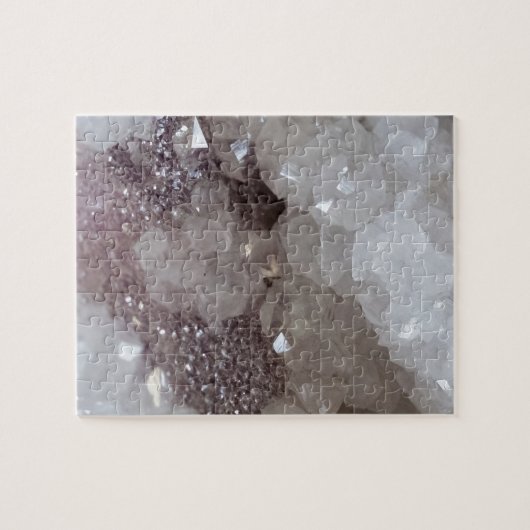 Silber-u. Quarz-Kristall Puzzle (Horizontal)