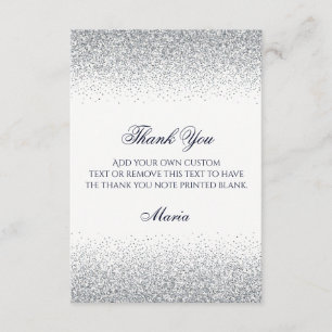 Silber u. Saphir danken Ihnen Karten