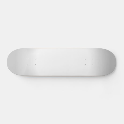 Silber u. weißer Radialstrahl verblassen Skateboard (Horizontal)