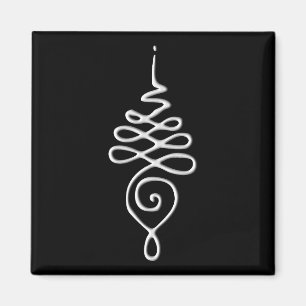 Silber Unalome Magnet