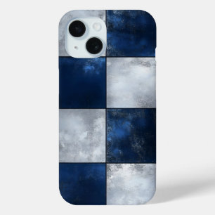 Silber- und Blau-Muster Case-Mate iPhone Hülle