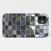Silber und einige blaue Disco-Ball-Spiegel Case-Mate iPhone Hülle (Rückseite (Horizontal))