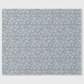 Silber und Glitzer Geschenkpapier (Flach)