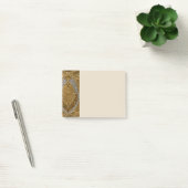 Silber- und Gold-Art-Deco-Muster Post-it Klebezettel (Büro)