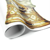 Silber und Gold Bells Wrapping Paper Geschenkpapier (Rolleneckpunkt)