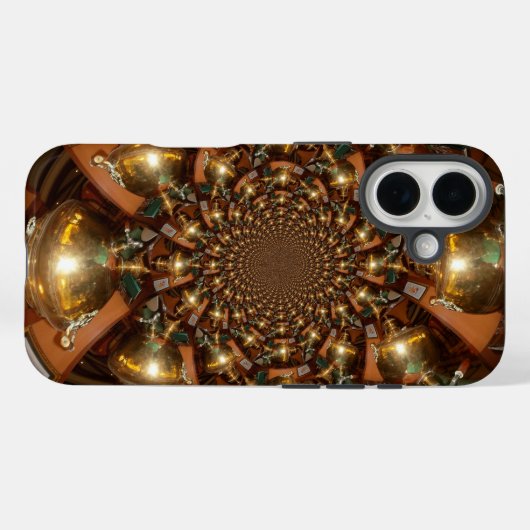 Silber und Gold Case-Mate iPhone Hülle (Rückseite (Horizontal))