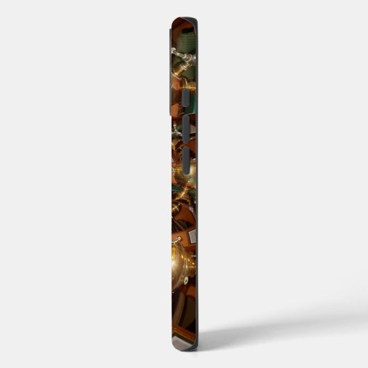 Silber und Gold Case-Mate iPhone Hülle (Rückseite / Links)