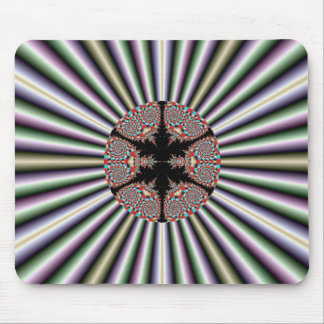Silber und Gold Fraktal Mousepad
