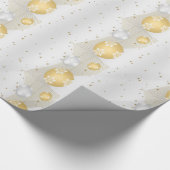 Silber und Gold Geschenkpapier (Ecke)