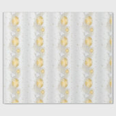 Silber und Gold Geschenkpapier (Flach)