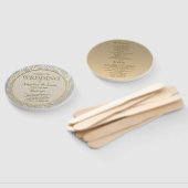 Silber- und Gold-Hochzeitsprogramm Fächer (Non-assembled)