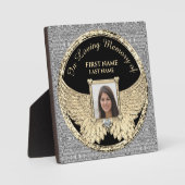 Silber und Gold im Foto lieben Fotoplatte (Vorderseite)