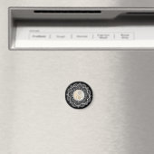 Silber- und Gold-Mandala Magnet (In Situ (Geschirrspüler))