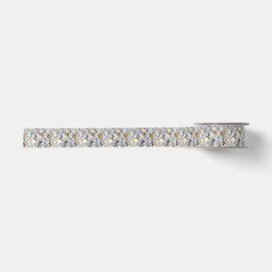 Silber- und Gold-Mosaik-Satinband Satinband