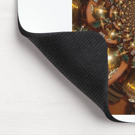 Silber und Gold Mousepad (Ecke)