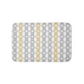 Silber und Gold Muster Bath Mat Badematte (Vorderseite)