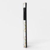 Silber und Gold Pinwheels Case-Mate iPhone Hülle (Hinten/Links)