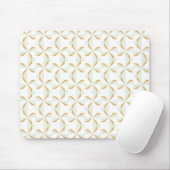 Silber und Gold Pinwheels Mousepad (Mit Mouse)