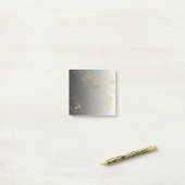 Silber- und Gold-Post-It-Notes Post-it Klebezettel (Auf Schreibtisch)