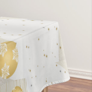Silber und Gold Tischdecke