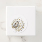 Silber- und Gold-Weihnachtskrippe Geschenkanhänger (Beispiel)