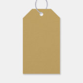 Silber- und Gold-Weihnachtskrippe Geschenkanhänger (Rückseite)