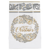 Silber- und Gold-Weihnachtskrippe Mittlere Geschenktüte (Rückseite)