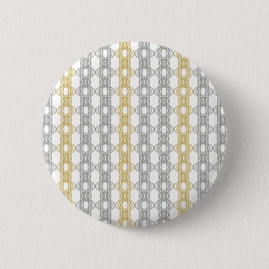 Silber- und Goldmuster Button (Vorderseite)