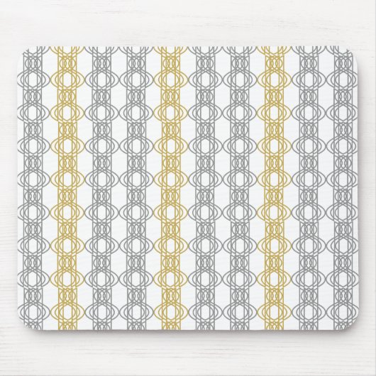 Silber- und Goldmuster Mousepad (Vorne)