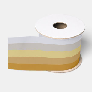 Silber- und Goldtöne Streifen Ripsband