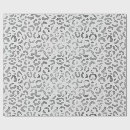 Silber- und Grautierdruck Geschenkpapier (Flach)