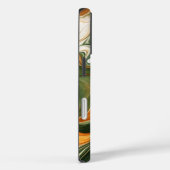 Silber und Lila Swirl Case-Mate iPhone Hülle (Rückseite / Rechts)