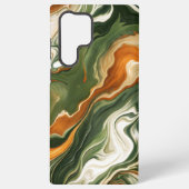 Silber und Lila Swirl Samsung Galaxy Hülle (Rückseite)