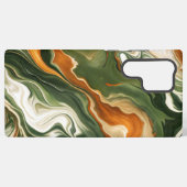 Silber und Lila Swirl Samsung Galaxy Hülle (Rückseite (Horizontal))