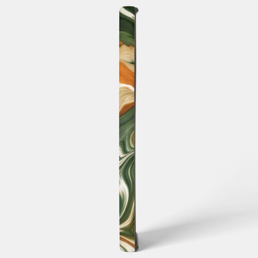 Silber und Lila Swirl Samsung Galaxy Hülle (Linke Seite)